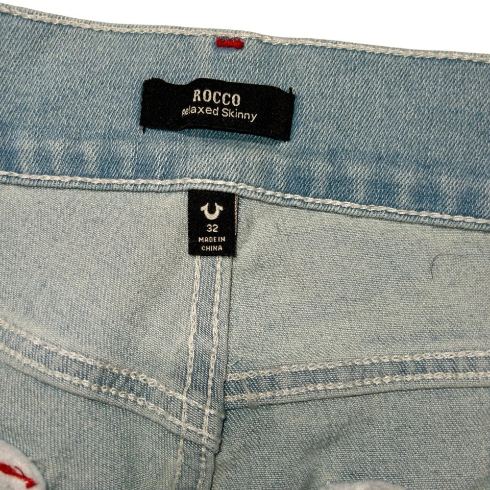 True Religion Roco‎ Skinny Short Mens Size 32 Jort Denim Streetwear Preppy